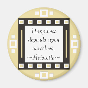 Motivational LyckaAristotle Quotation - Magnet