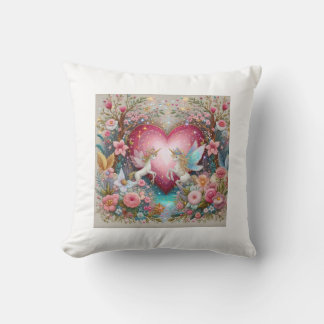 Motivational Lycklig Cute Valentine Pillows Kudde