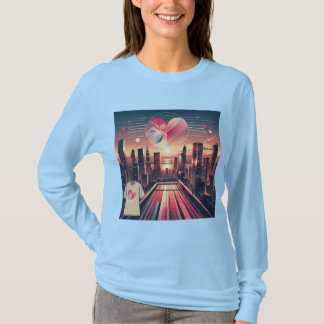 Motivational Lycklig Cute Valentine T-Shirt