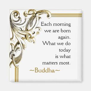 Motivational magnet för Buddha citationstecken~