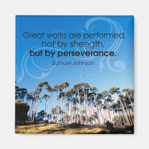 Motivational magnet för Perseverance