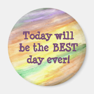 Motivational magnet för runda
