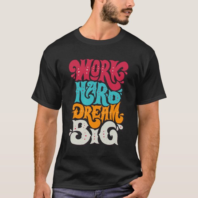 Motivational Manar-Shirt Digital Art Design. T Shirt (Framsida)