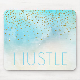 Motivational modern typografi för Hustlevattenfä Musmatta