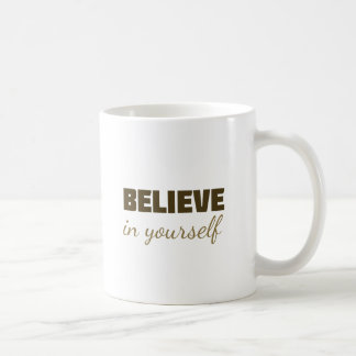 Motivational Mug “Believe in Yourself” – Inspirati Kaffemugg