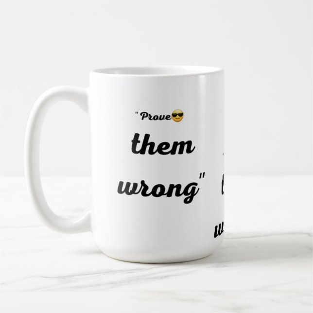 Motivational mug kaffemugg (Vänster)