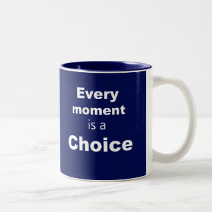 Motivational Mugg - Blue -"Varje ögonblick"