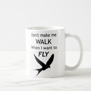 Motivational mugg för ADHD - jag önskar ATT FLYG