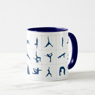 Motivational mugg för kaffe för YogaTeakopp