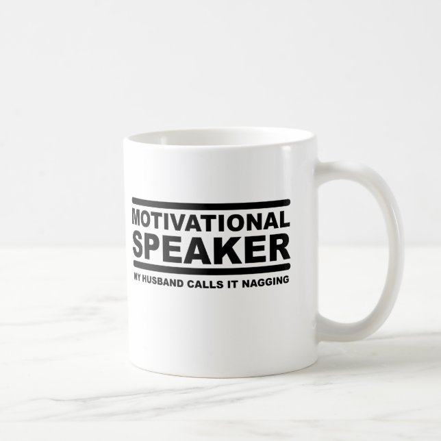 Motivational Nagging Funny Mug Kaffemugg (Höger)