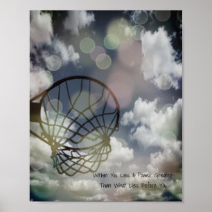 Motivational Netball Bild citat Poster