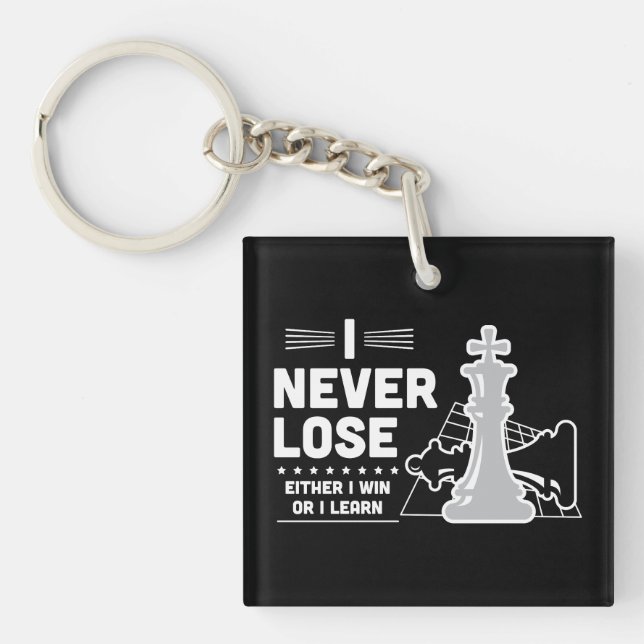 Motivational Never Lose Chess Quote  (Framsidan)