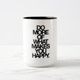 motivational och inspirera Två-Tonad mugg