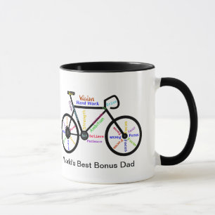 Motivational Ord Bike, Cycle Best Bonus Pappa Mugg