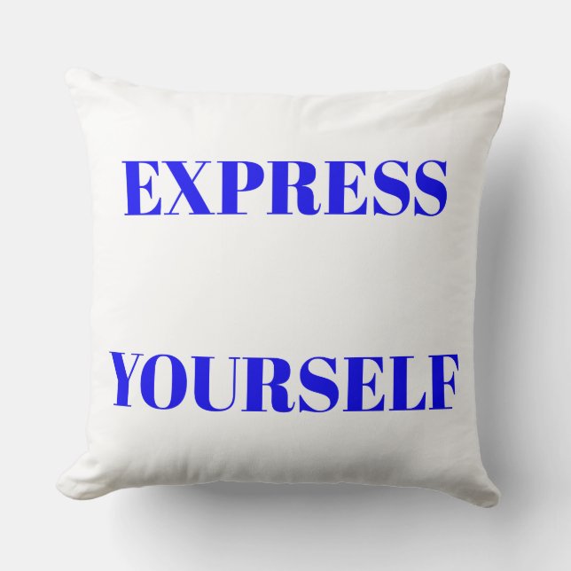 Motivational ord idealisk inspirerande, söt design kudde (Framsida)