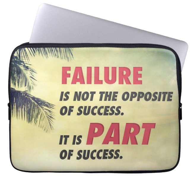 Motivational Ord Laptop Sleeve (Framsidan)