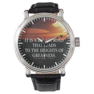 Motivational Ord - Rough Road Leeds to Greatness Armbandsur