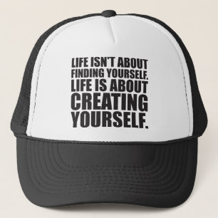 Motivational Ord - Skapa dig själv Truckerkeps
