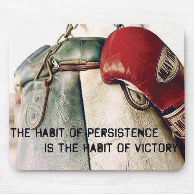 Motivational Ord - The Habit of Persistence Musmatta (Framsidan)
