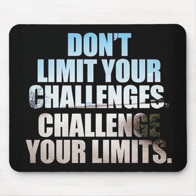 Motivational Ord - utmana dina gränser Musmatta (Framsidan)