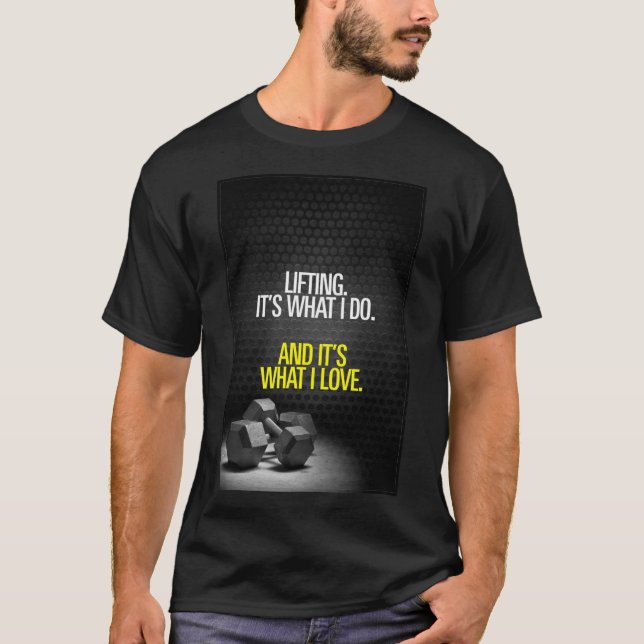 Motivational Ord - Workout T Shirt (Framsida)