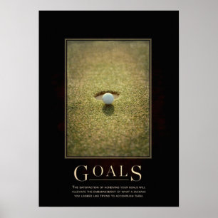 Motivational parodiaffisch för mål poster