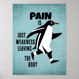 Motivational Penguin Poster