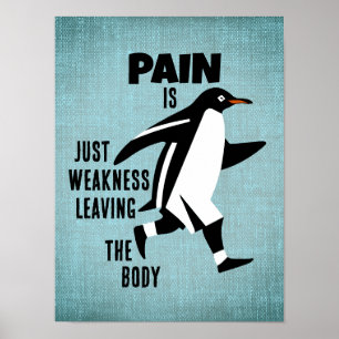 Motivational Penguin Poster