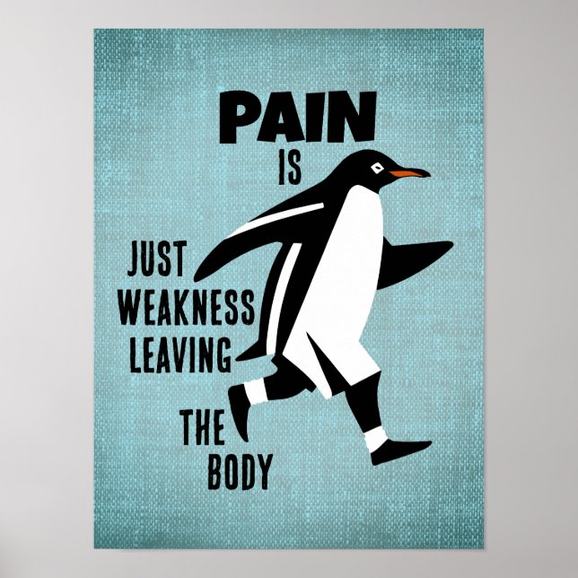 Motivational Penguin Poster (Framsidan)