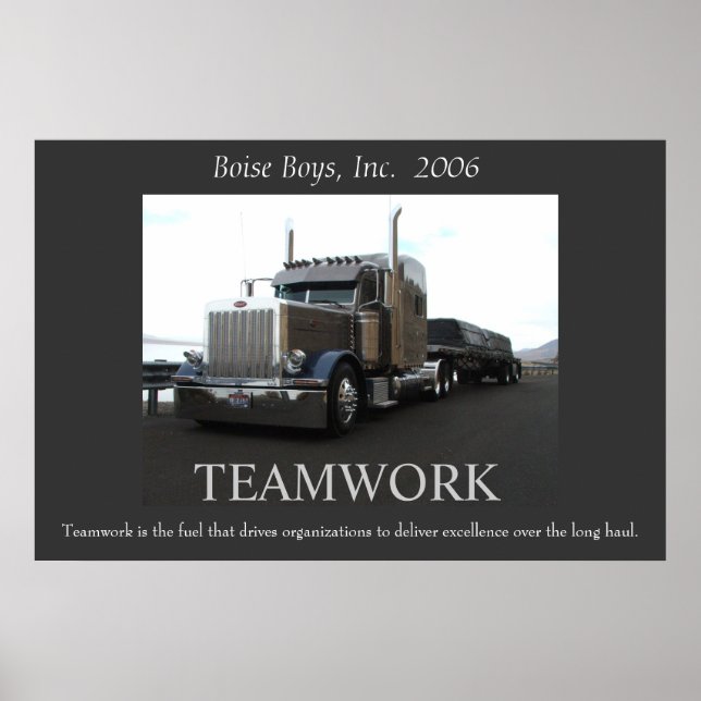 Motivational Peterbilt Poster (Framsidan)