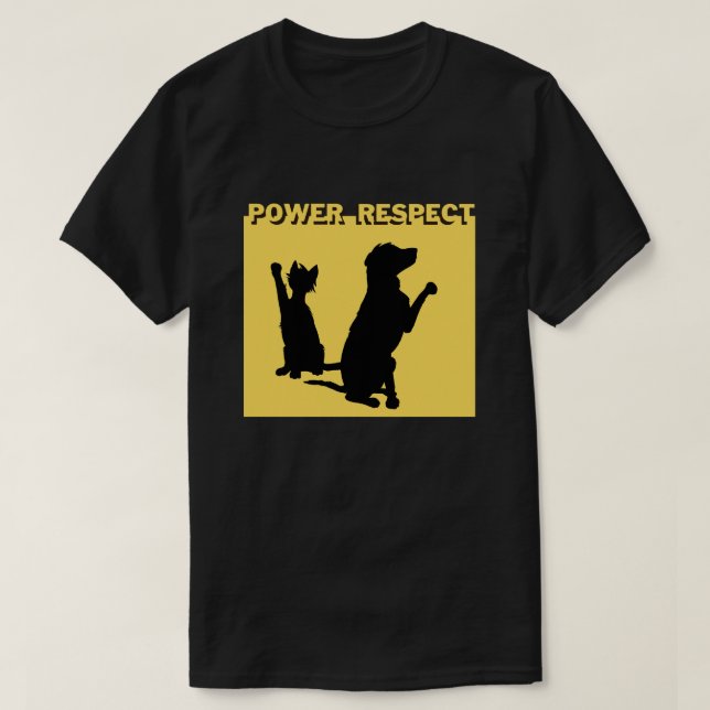 Motivational Pro Chock och Hund Pet T Shirt (Design framsida)