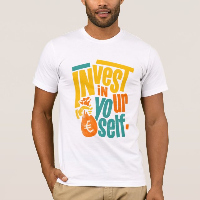 Motivational Quote Design for Positive Mindset  T Shirt (Framsida)