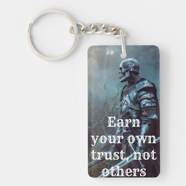 Motivational Quote Keyring | Positive Gift for Fri (Framsidan)