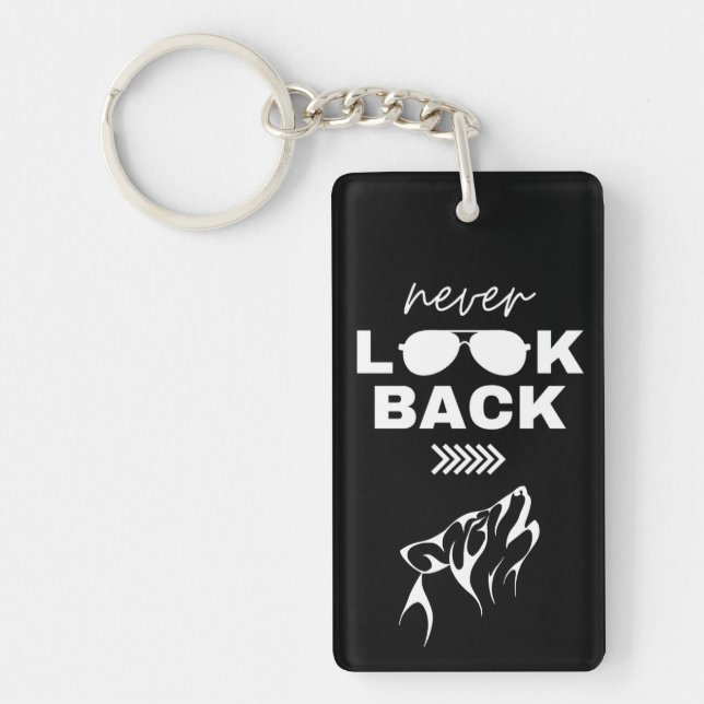 Motivational Quote Metal Keyring (Framsidan)