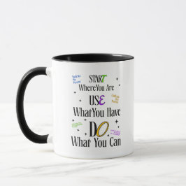 Motivational Quote Mug – Inspirational Coffee Cup Mugg