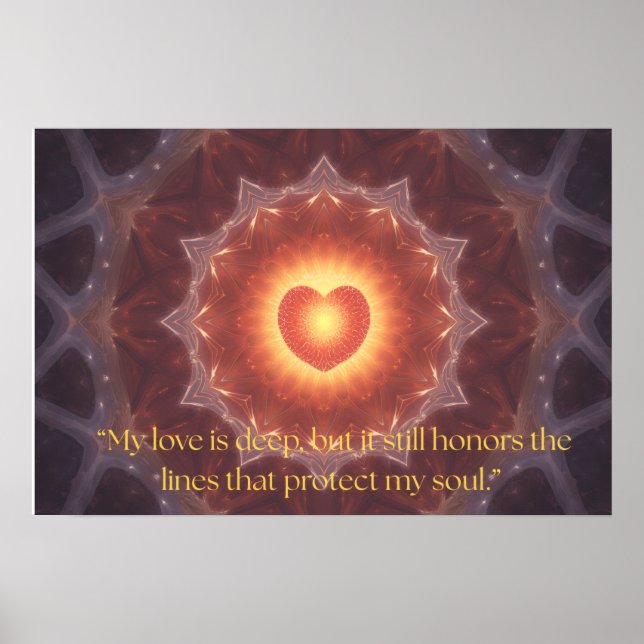 Motivational Quote on Love Poster (Framsidan)