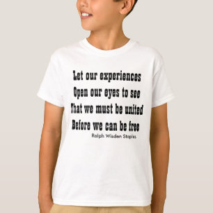 #Motivational quote on #unity T Shirt