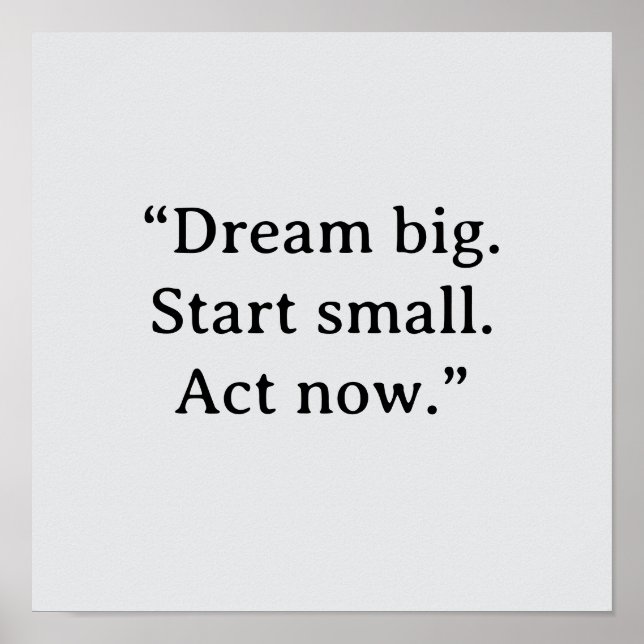 MOTIVATIONAL QUOTE POSTER (Framsidan)