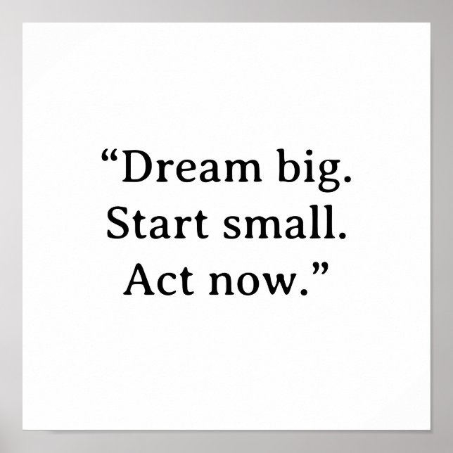 MOTIVATIONAL QUOTE POSTER (Framsidan)