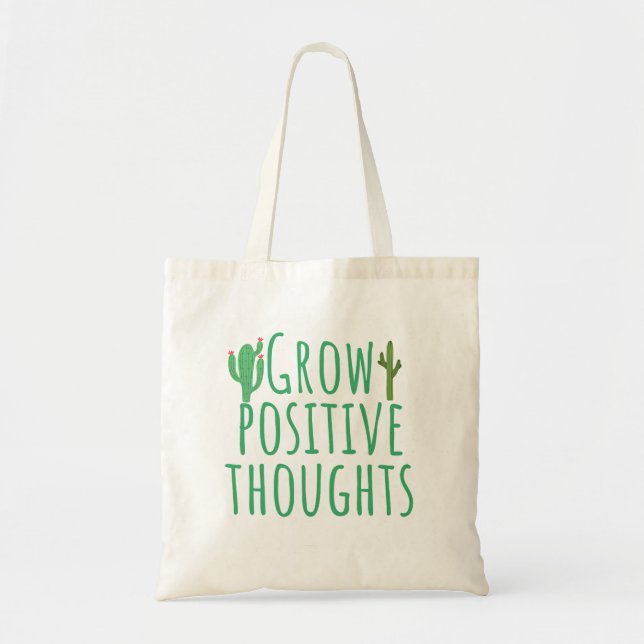 Motivational Quote Tote Bag  Tygkasse (Framsidan)