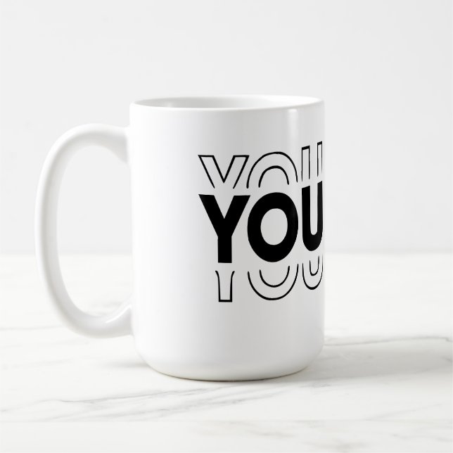 Motivational Quotes Tasse Kaffemugg (Vänster)