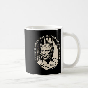 Motivational Seneca Quote - tacksamt hjärta Kaffemugg