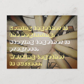 Motivational Slogan och Netball Bild Vykort