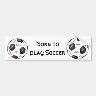 Motivational Soccer Game, Sports Ord Bildekal
