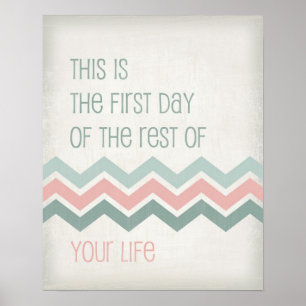 Motivational sparre för typografi för poster