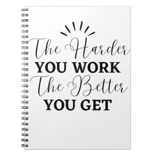 Motivational Spiral Photo Notebook Anteckningsbok