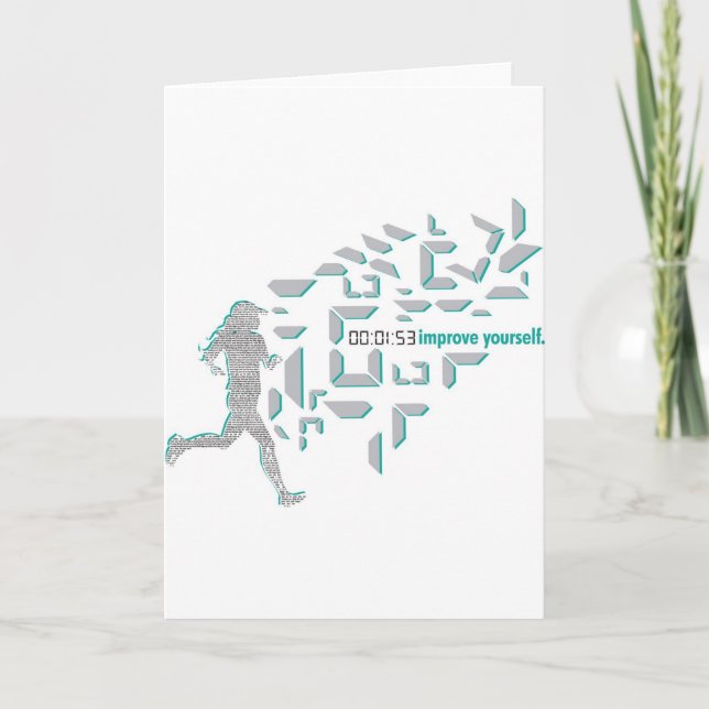 Motivational spring kort (Framsida)