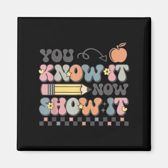 Motivational State Testing Test Day You Know It No Magnet (Framsidan)