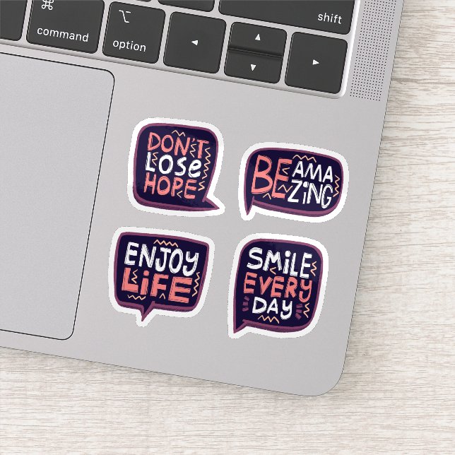 Motivational sticker set klistermärken (Detalj)