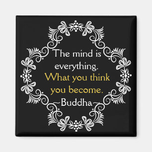 Motivational tankeBuddha citationstecken Magnet